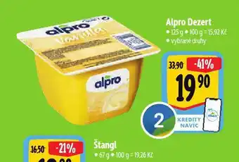 Albert Alpro dezert nabídka