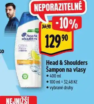 Albert Head & shoulders šampon nabídka