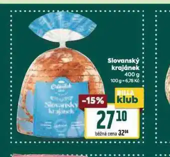 Billa Slovanský krajánek nabídka