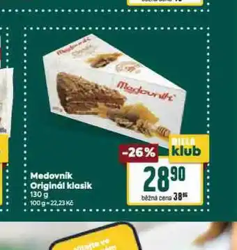 Billa Medovník originál klasik nabídka
