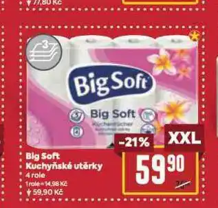 Billa Big soft kuchyňské utěrky nabídka