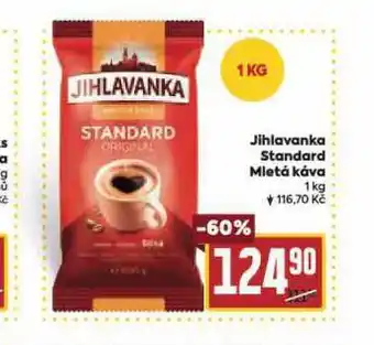 Jihlavanka standard mletá káva