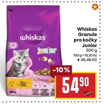 Billa Whiskas Granule. pro kočky nabídka