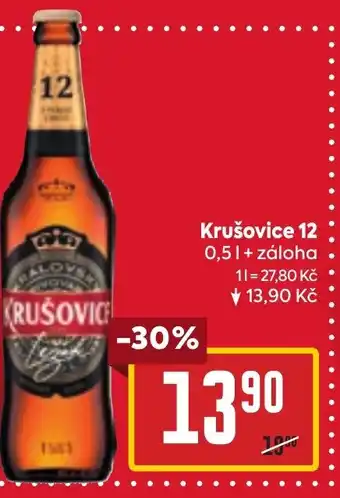 Billa Krušovice 12 0,5L nabídka