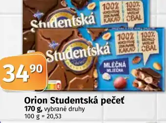 COOP TIP Orion Studentská pečeť 170 g nabídka