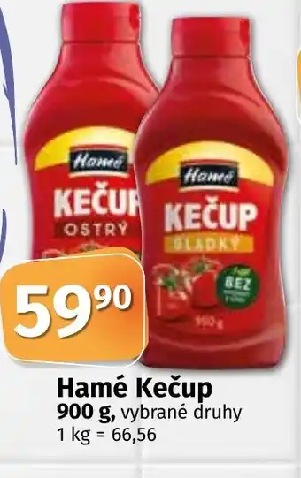 COOP TIP Hamé Kečup 900 g nabídka