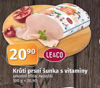 Krůtí prsní šunka s vitamíny