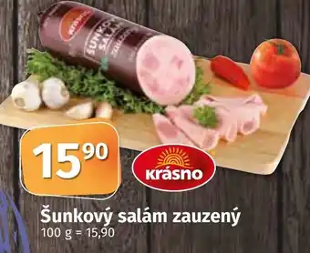 COOP TIP Šunkový salám zauzený nabídka