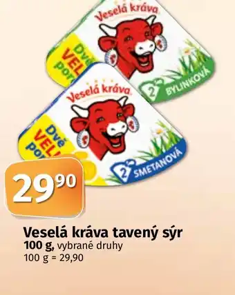 COOP TIP Veselá kráva tavený sýr 100 g nabídka