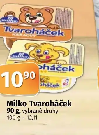 COOP TIP Milko Tvaroháček 90 g nabídka