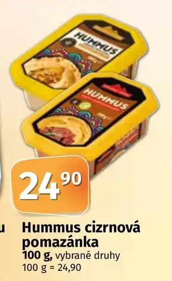 COOP TIP Hummus cizrnová pomazánka 100 g nabídka