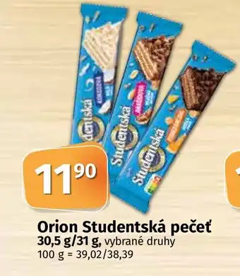 COOP TIP Orion Studentská pečeť 30,5 g/31 g nabídka