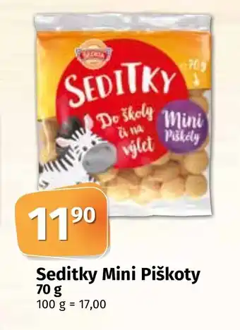 COOP TIP Seditky Mini Piškoty 70 g nabídka