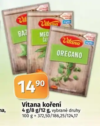 COOP TIP Vitana koření nabídka