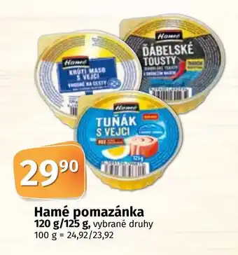 COOP TIP Hamé pomazánka 120 g/125 g nabídka