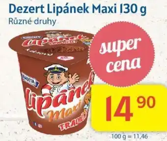 Kubík potraviny Dezert Lipánek Maxi 130 g nabídka