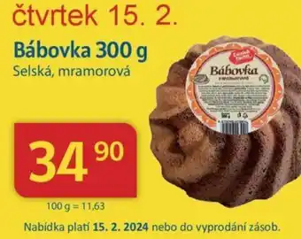Kubík potraviny Bábovka 300 g nabídka