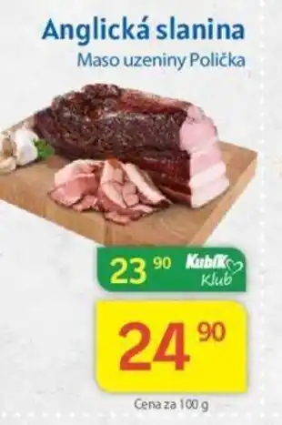 Kubík potraviny Anglická slanina nabídka