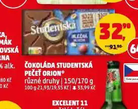 Penny Market Orion studentská pečeť nabídka