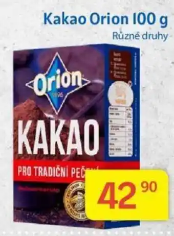 Kubík potraviny Kakao Orion 100 g nabídka