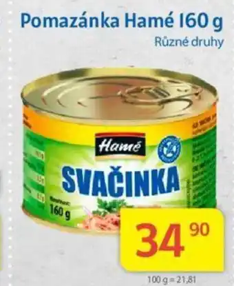 Kubík potraviny Pomazánka Hamé 160 g nabídka