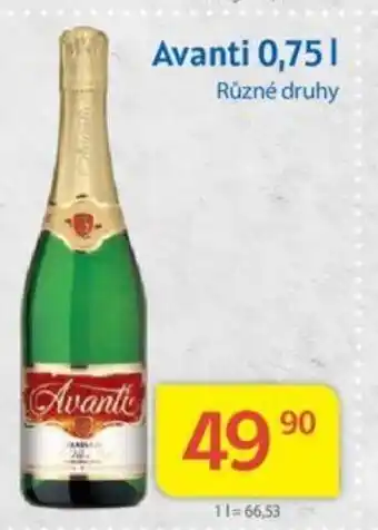 Kubík potraviny Avanti 0,75L nabídka