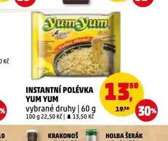 Penny Market Yum yum instantní nudlová polévka nabídka