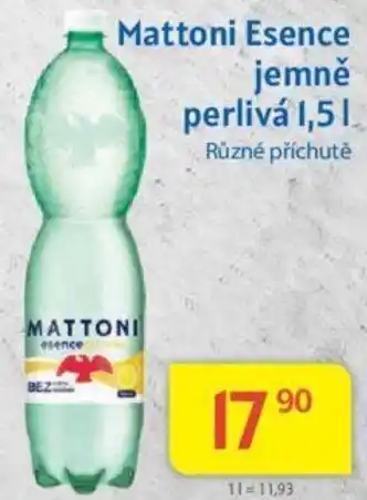 Kubík potraviny Mattoni Esence jemně perlivá 1,5L nabídka