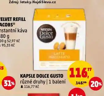 Penny Market Kávové kapsle dolce gusto nabídka