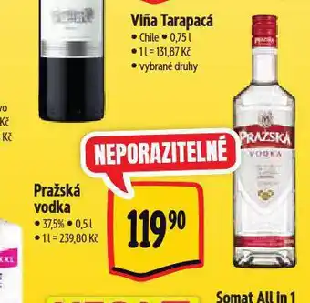 Albert Pražská vodka nabídka