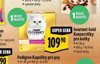 Albert Gourmet gold konzerva pro kočky nabídka