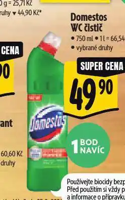 Albert Domestos wc čistič nabídka