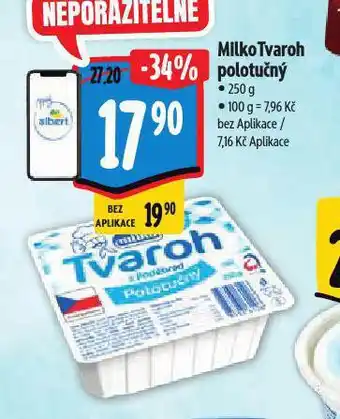 Albert Milko tvaroh nabídka