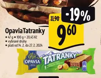 Albert Opavia tatranky nabídka