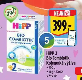 Albert Hipp combiotik kojenecká výživa nabídka