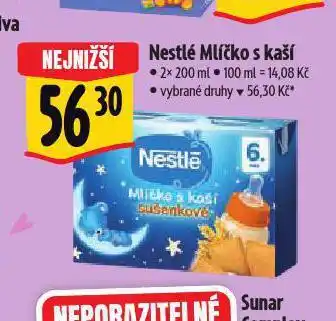 Albert Nestlé mlíčko s kaší nabídka