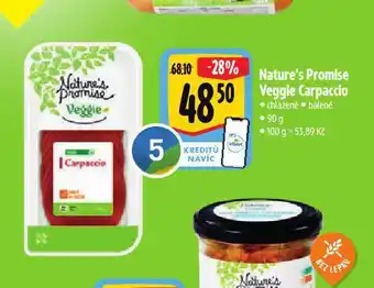 Albert Veggie carpaccio nabídka