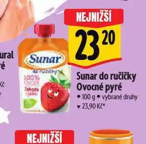 Albert Sunar do ručičky ovocné pyré nabídka