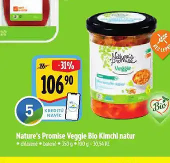Albert Veggie bio kimchi nabídka