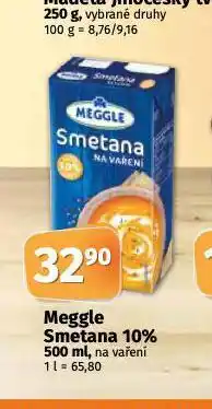 Coop Meggle smetana 10% nabídka