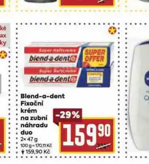 Billa Blend a dent fixační krém na zubní náhrady nabídka