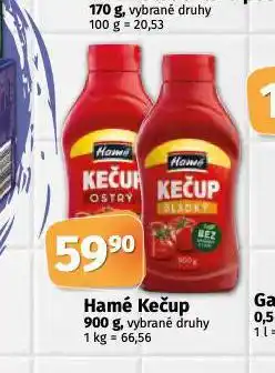 Coop Hamé kečup nabídka