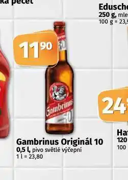 Coop Pivo gambrinus originál nabídka