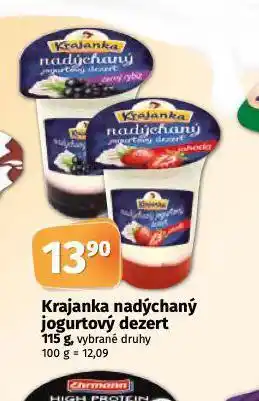 Coop Krajanka nadýchaný jogurtový dezert nabídka