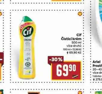 Billa Cif čistící krém nabídka