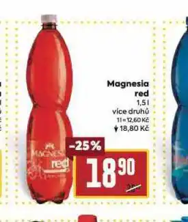 Billa Magnesia red nabídka