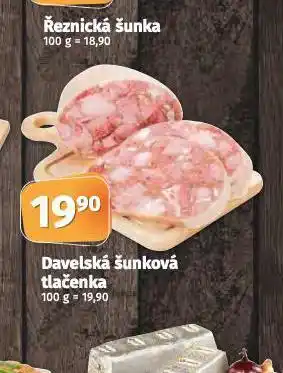 Coop Davelská šunková tlačenka nabídka