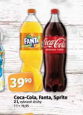 Coop Coca cola, fanta, sprite nabídka