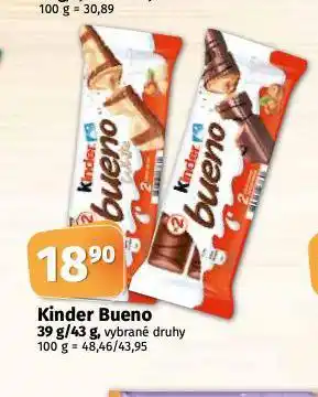 Coop Kinder bueno nabídka