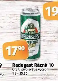 Coop Pivo radegast rázná 10 nabídka
